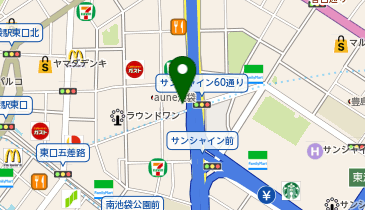 ばくだん焼本舗 池袋本店の地図画像