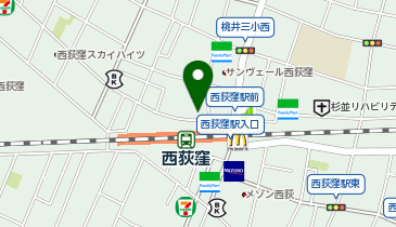 いっちょう酒場 西荻店の地図画像