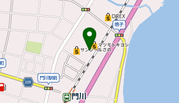 コインランドリーひまわり サンシールさの店の地図画像