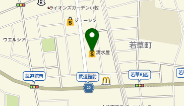 米乃家 清水屋小牧店の地図画像