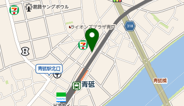 サンルージュ ユアエルム青戸店の地図画像
