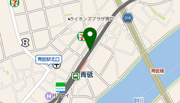 ヘアーカット専門店 フレンドリー ユアエルム青戸店の地図画像
