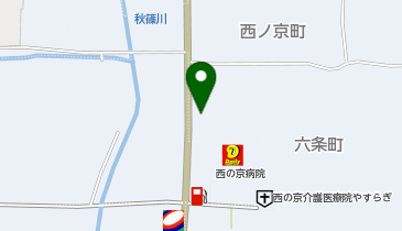 千里うなぎ 奈良西の京店の地図画像