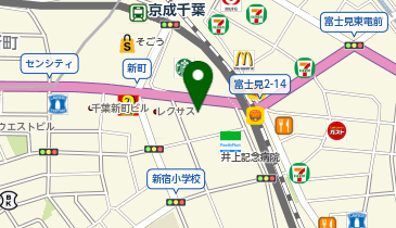 GSTV千葉ショールームの地図画像