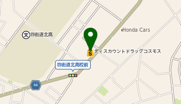 ドラッグストアコスモス 四街道店の地図画像