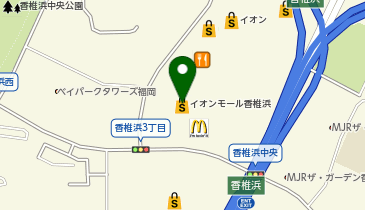 ビアードパパの作り立て工房 イオンモール香椎浜店の地図画像