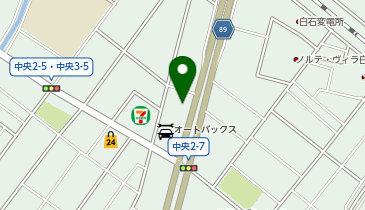 フルーツケーキファクトリー 白石店の地図画像