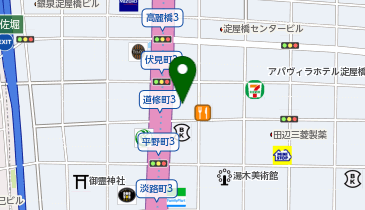 スタインウェイ&サンズ大阪の地図画像