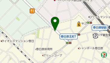 コインランドリー エムズ 春日原店の地図画像