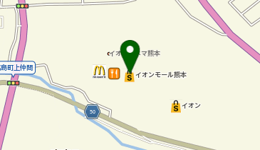 ギアーズジャム イオンモール熊本店の地図画像