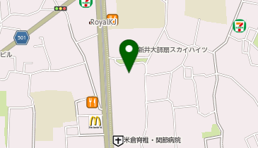 パシオス コーナン足立扇店の地図画像