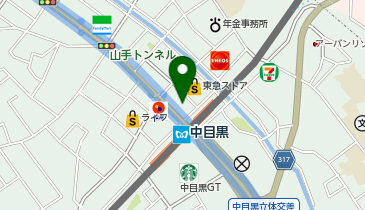 ウェンディーズ・ファーストキッチン 中目黒駅前店の地図画像
