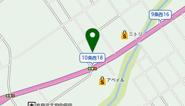 恵比寿商店 岩見沢店の地図画像