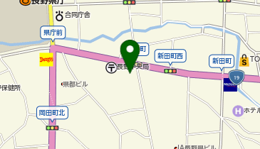 東京海上日動火災保険株式会社 長野営業第四支社の地図画像