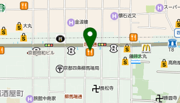 東京海上日動火災保険株式会社 京都中央支社の地図画像