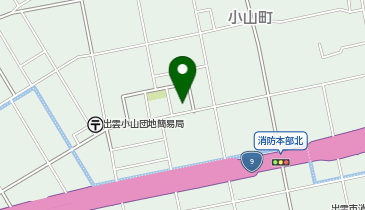 鰻の成瀬 出雲小山店の地図画像