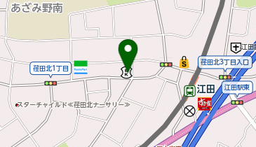 城南信用金庫 荏田支店の地図画像