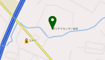 ポリテクセンター岩手の地図画像