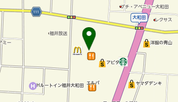 おたからや アピタ福井大和田店の地図画像