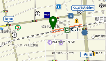 PLAZA(プラザ) シャミネ松江店の地図画像