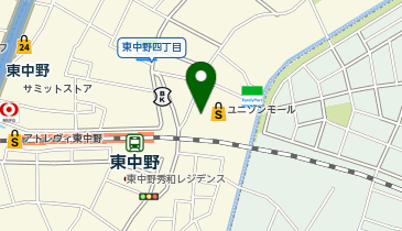 ユニゾンタワー東中野の地図画像