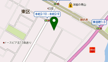 株式会社長府製作所 札幌支店の地図画像