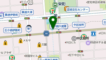 credo(クレド) 栄 森の地下街店の地図画像