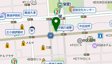 innocence(イノセンス) 栄 森の地下街店の地図画像