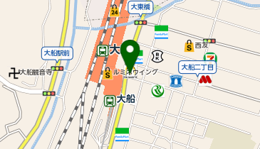 油そば専門店ぶらぶら 大船駅前店の地図画像