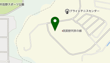 天拝の湯ランドリーの地図画像