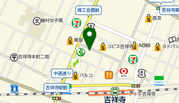 月島もんじゃ もへじ 吉祥寺店の地図画像