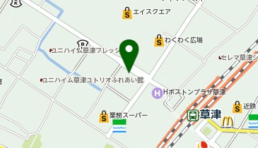 ストラッシュ 草津駅前店の地図画像