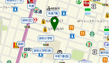 餃子 小籠包 福包酒場 広島袋町店の地図画像