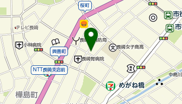 長崎食堂 三代目 じげもんとんの地図画像