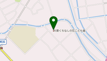 大東くちなしの花こども園の地図画像