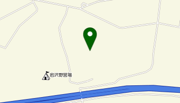 岩沢ミズバショウ群生地の地図画像