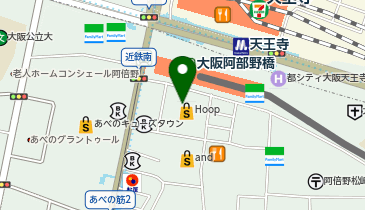 麺処 藤山二郎 あべのHoop店の地図画像