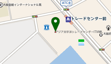 木金館・木工いろは塾 ATC校の地図画像