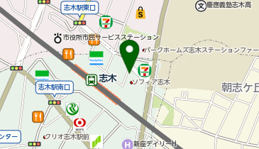 プティ・クレール 志木店の地図画像