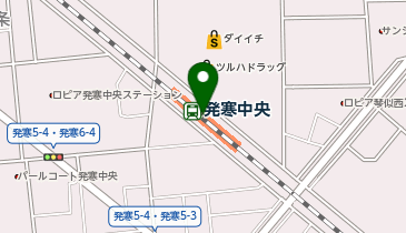 BAKERY BELL(ベーカリー ベル) 発寒中央駅舎内店の地図画像