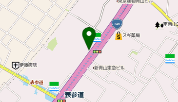 Sky Pilates Tokyo(スカイ ピラティス トウキョウ) 表参道駅前店の地図画像