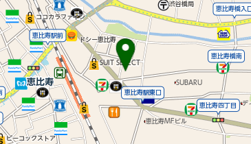 恵比寿海鮮丼 新太郎の地図画像