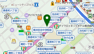 スギドラッグ 横浜羽衣町店の地図画像