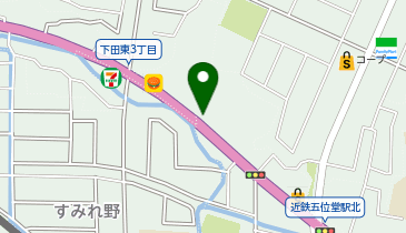 ユアホール香芝の地図画像