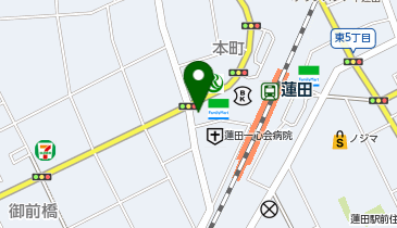 鰻の成瀬 蓮田駅前店の地図画像