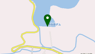 伊自良湖の地図画像