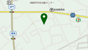川上表具店の地図画像