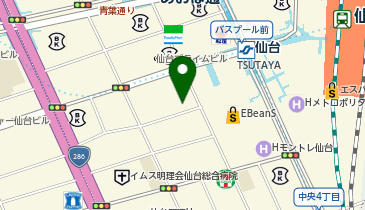 most eyes(モストアイズ) 仙台店の地図画像