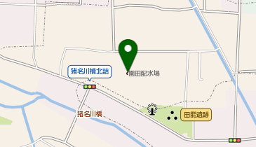 園田配水場の地図画像