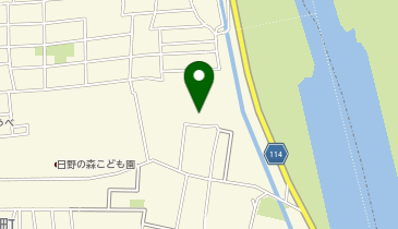 中新田浄水場の地図画像